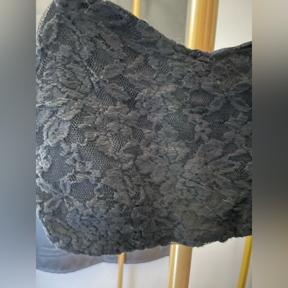 Black Lace Crop Top Bralette